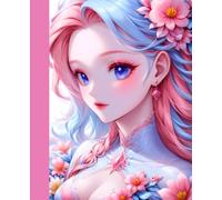 Coquette Notebook: College Ruled Lined Paper, 7.5x9.25 Inch, 110 Pages all Numbered, Including Blank Table of Contents, Cute Girly Pretty Aesthetic ... Anime themed Journal for School and Students