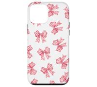 Coquette Pink Bows With Hearts Pattern Valentine Theme Case for iPhone 12 mini