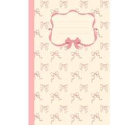 Coquette Pink Notebook 5.5" x 8.5 ": Aesthetic cottage journal