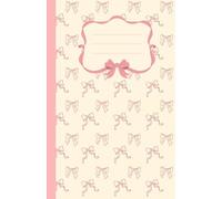 Coquette Pink Notebook 5.5" x 8.5 ": Aesthetic cottage journal