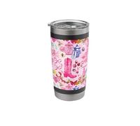 Coquette Preppy Pink Bow and Cowboy Boot Summer Stainless Steel Insulated Tumbler