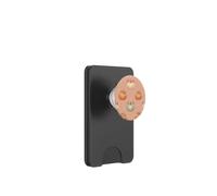 Coquette Pumpkin Bow Floral Pastel Pink Fall Bloom Pattern PopSockets PopWallet for MagSafe