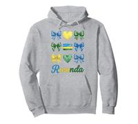 Coquette Rwanda Flag Rwandan Girls Pullover Hoodie
