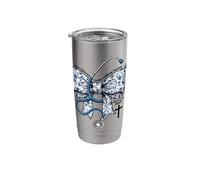 Coquette Stethosope Christian Nurse Works with Willing Hands Stainless Steel Insulated Tumbler