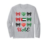 Coquette United Arab Emirates Flag Emirati Girls Long Sleeve T-Shirt