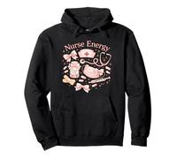 Coquette Wound Care Nurse Energy Pink Nursing Aesthetic Pullover Hoodie