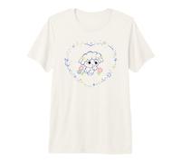 Coquette Y2K Soft Boy Sheep Lamb with Flowers and Heart Premium T-Shirt