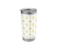 Coquette Yellow Bows and Roses Stainless Steel Insulated Tumbler