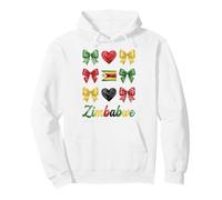 Coquette Zimbabwe Flag Zimbabwean Girls Pullover Hoodie