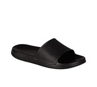 Coqui 7082 Tora Men's Bathing Shoes, Shower Shoes, Slider Sandals, Leisure Sandals, Slippers, Mules, Antibacterial Non-Slip, black, 8 UK