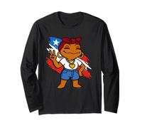 Coquí Boricua Women’s Puerto Rican Pride Puerto Rico Latina Long Sleeve T-Shirt
