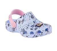 Coqui Childrens/Kids Little Frog Game Over Clogs3 UK-4 UK Blue/Pink MR78610