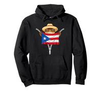 Coqui Frog Puerto Rico Men Women Kids Flag Boricua Borinquen Pullover Hoodie