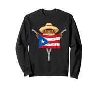 Coqui Frog Puerto Rico Men Women Kids Flag Boricua Borinquen Sweatshirt