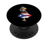 Coqui Frog Puerto Rico Taino Puerto Rican Flag Boricua PopSockets Adhesive PopGrip