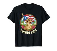 Coqui Frog Singing Puerto Rico Flag Frogs Common El Coquí T-Shirt