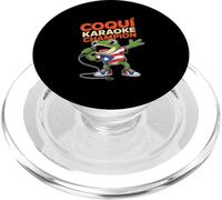 Coquí Karaoke Champ Puerto Rico American Singing Frog Lover PopSockets PopGrip for MagSafe