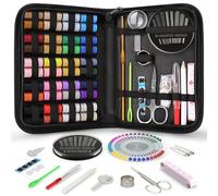 Coquimbo Sewing Kit Travel 128 Pcs Sewing Accessories Filled with Needles, Scissors, Thimble, Thread, Tape Measure for Adults, Beginner, Kids, Emergency Use