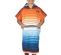 COR Surf Changing Towel Poncho for Adults - Soft and Quick Dry Microfibre Swimming Robe, Hooded Towel with Pockets, Lightweight and Fade-Resistant, Sarape, L