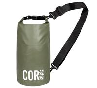 COR Surf Floating Waterproof Dry Bag Roll Top Sack Keeps Gear Dry for Kayaking, Rafting, Boating, Swimming, Camping, Hiking, Beach, Fishing (Army Green, 15L)