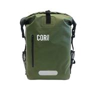 COR Surf Waterproof Dry Bag Backpack - Roll Top Drybag with Padded Laptop Sleeve, Has Welded Seams and Ergonomic Shoulder Pad, Ideal for Boating, Hiking, Kayaking, and More - 40L, Green