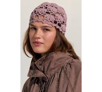 Cora Crochet Knit Skull Cap at Free People in Winter Tulip - female