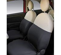 CORA Custom Front Seat Covers Fiat 500 07> Grey/Cream