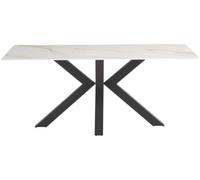 Cora Kass Gold Sintered Stone 6 Seater Dining Table