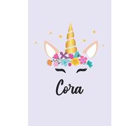 Cora: Personalized Name Notebook | Wide Ruled Paper Notebook Journal | For Teens Kids Students Girls| For Home School College | 6x9 inch 120pages
