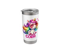 Cora Unicorn Name Personalized Design Stainless Steel Insulated Tumbler