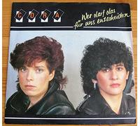 CORA - Wer darf das für uns entscheiden/Ich bin sentimental (7" Vinyl Single)(1986)(Hansa 108028)