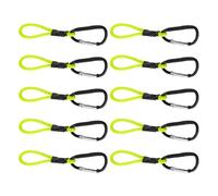 Corabinator Cord - 10pcs Heavy Duty Elastic Rope Hooks - Buñgee Straps | Outdoor Camping Tent Rope Fixing | Multipurpose Carabinator Straps for