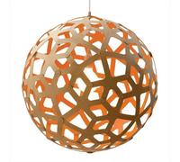 Coral Ø100 Orange Pendant