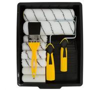 Coral 10501 Easy Coater Paint Kit with Headlock and Mini Roller Frame and Hybrid Brush 12 Piece Pack Set