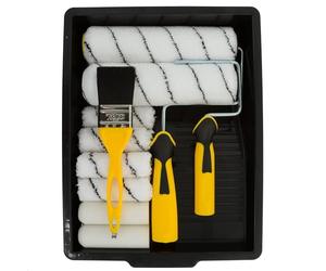 Coral 10501 Easy Coater Paint Kit with Headlock and Mini Roller Frame and Hybrid Brush 12 Piece Pack Set