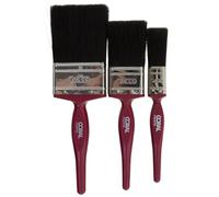 Coral 31437 Paint rite Paint Brushes for All Purpose Trade Painting 3 Piece Pack Set