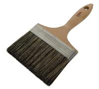 Coral 32702 Aspire 6 inch Wall Paint Brush Professional Thick Flat Profile for High Productivity Trade Finish with Walls Floors Masonry Sheds Fences Decking Wallpaper Paste FSC Wood Handle