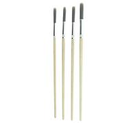 Coral 33300 Precision Artist Round Fitch Paint Brushes with Platinum Easy Clean Filaments 5 Piece Pack Set