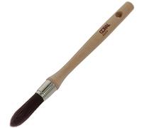 Coral 33711 Aspire 15MM Round Sash Paint Brush Professional Firm Pointed Profile for Fast Accurate Detail Cutting-in Ultra-Smooth Finish with Trade Emulsion or Gloss FSC Wood Handle