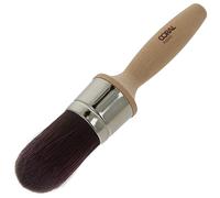 Coral 33733 Aspire 40MM Chunky Monkey Round Paint Brush Professional Firm Convex Profile for Fast Accurate Cutting-in Ultra-Smooth Finish with Trade Emulsion Gloss Chalk Paints FSC Wood Handle