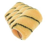 Coral 41451 Max Coat Paint Roller Cover Walls Ceilings Medium Pile Woven Sleeve Fabric Emulsion Trade Tiger Stripe 4 inch 1.5" Dia (Pack of 4)