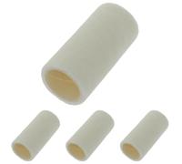 Coral 41730 Paint Roller Cover with a Short Pile Velour Sleeve Fabric 4 inch 1.5" Dia, White, 4" x 1.5" (Pack of 4)