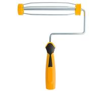 Coral 42406 Easy Coater Paint Roller Frame with a Soft Grip Handle and Cage Design 9 inch 1.75" Dia, Yellow, 9" x 1.75"