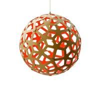 Coral Ø60 Red Pendant