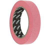Coral 71601 Precision Masking Tape Low Tack Clean Edges on Sensitive Surfaces Pink Washi Paper 1 inch 50M roll