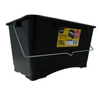 Coral 73322 Essentials Plastic Paint Scuttle Container with Metal Handle for Paints and Paste 15 Litre