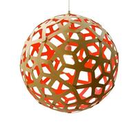 Coral Ø80 Red Pendant