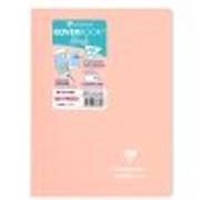 Clairefontaine 376779C - One Spiral Notebook Koverbook Blush Coral - Size: A4 21x29,7 cm - 160 Ruled Pages - White Paper 90 g - Polypro Wraparound Cover