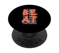 Coral Beat The Odds Coral Color Graphic PopSockets Adhesive PopGrip