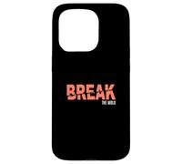 Coral Break The Mold Coral Color Graphic Case for iPhone 15 Pro